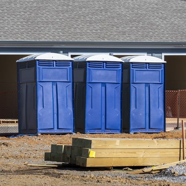 what is the maximum capacity for a single portable restroom in Cedar Hill Tennessee